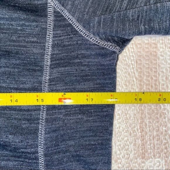 Kuhl Cobalt Gray  Cowl Neck Lea Pullover Sweatshirt Sweater Size Large - Picture 7 of 8